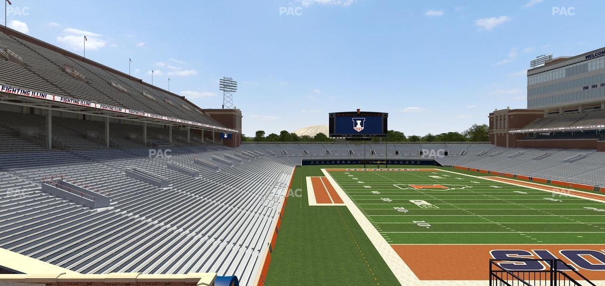 Gies Memorial Stadium - Section 137 Seat View