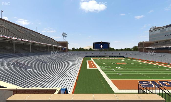Gies Memorial Stadium - Section 137 Seat View