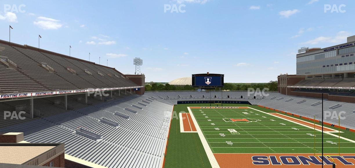 Gies Memorial Stadium - Section 137 Seat View