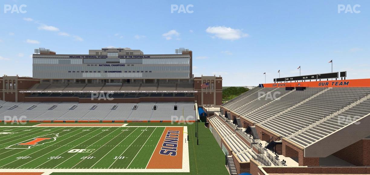 Gies Memorial Stadium - Section 201 Seat View