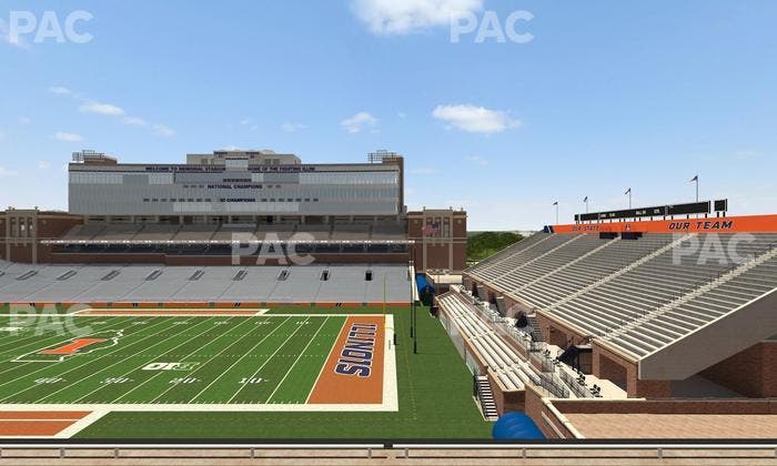 Gies Memorial Stadium - Section 201 Seat View