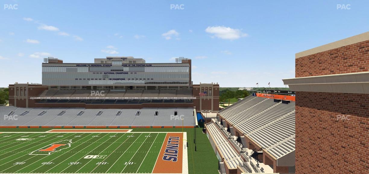 Gies Memorial Stadium - Section 201 Seat View