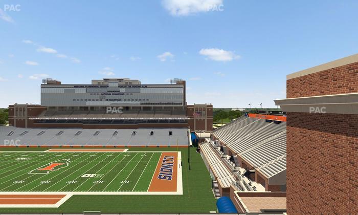 Gies Memorial Stadium - Section 201 Seat View