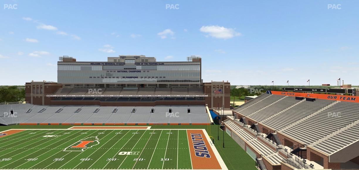 Gies Memorial Stadium - Section 202 Seat View