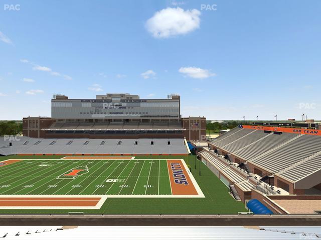 Gies Memorial Stadium - Section 202 Seat View