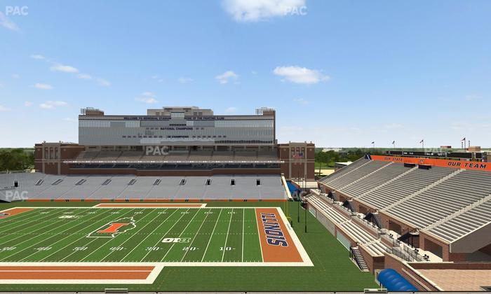 Gies Memorial Stadium - Section 202 Seat View