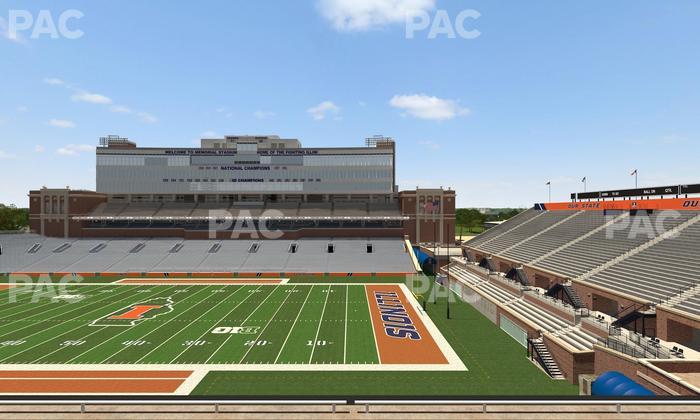 Gies Memorial Stadium - Section 202 Seat View