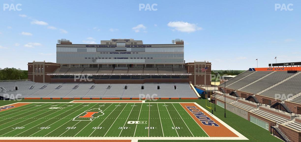 Gies Memorial Stadium - Section 203 Seat View