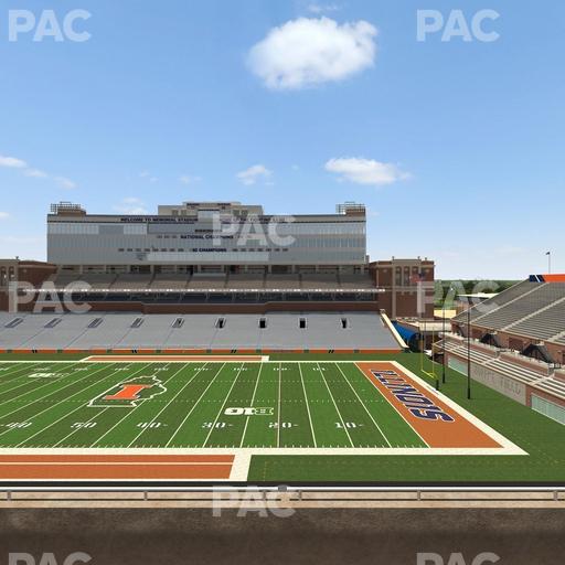 Gies Memorial Stadium - Section 203 Seat View