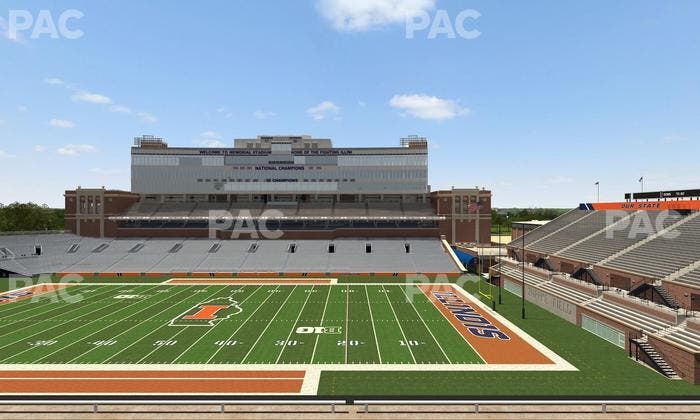 Gies Memorial Stadium - Section 203 Seat View