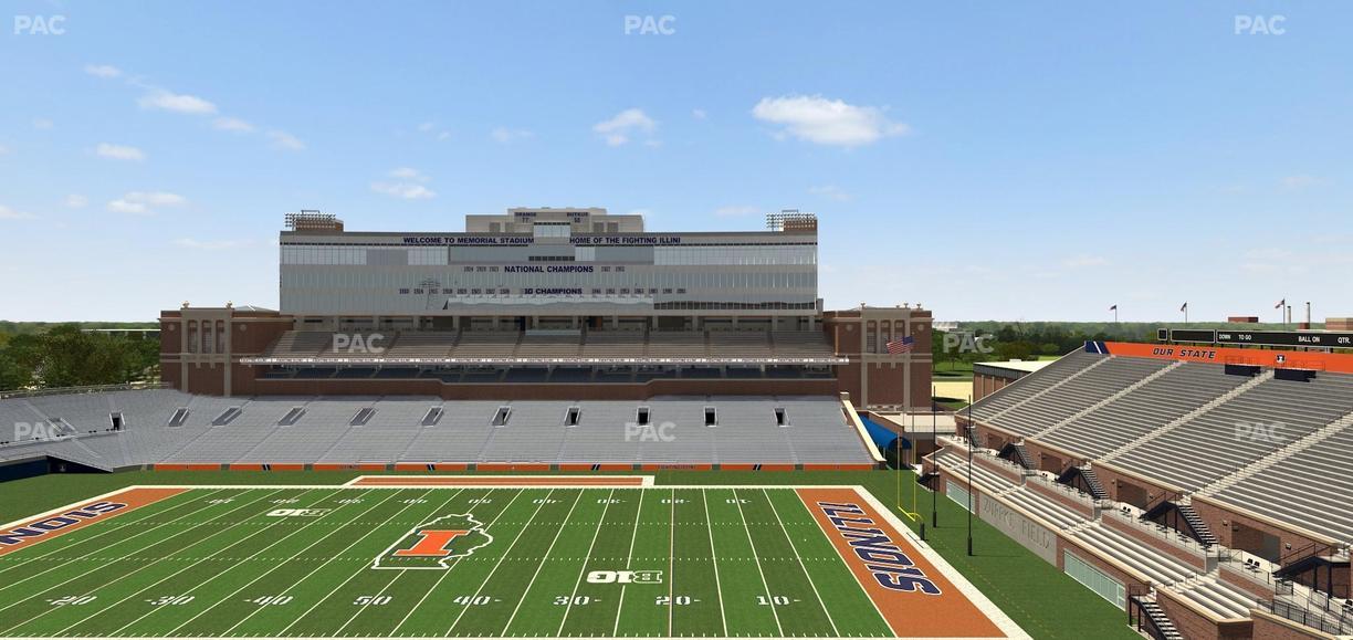 Gies Memorial Stadium - Section 203 Seat View