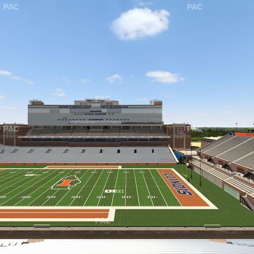 Gies Memorial Stadium - Section 203 Seat View