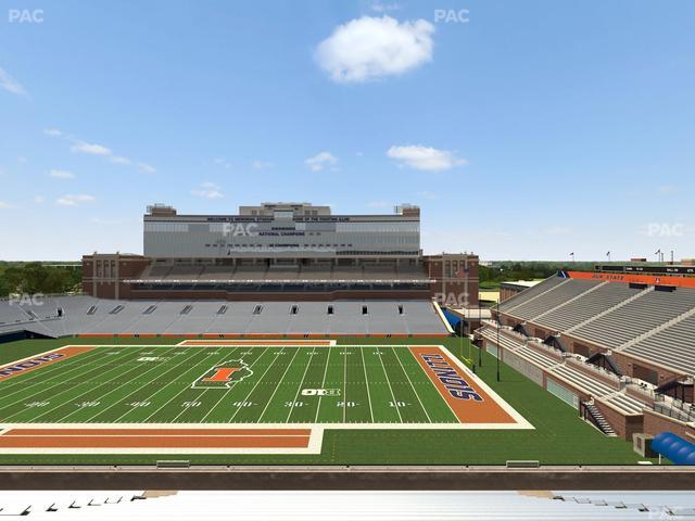 Gies Memorial Stadium - Section 203 Seat View