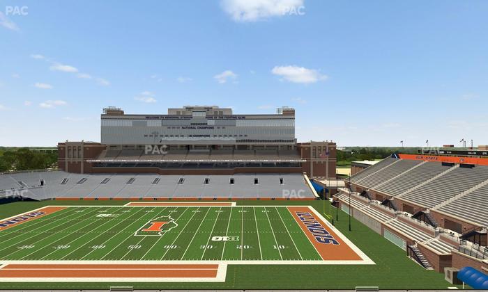 Gies Memorial Stadium - Section 203 Seat View