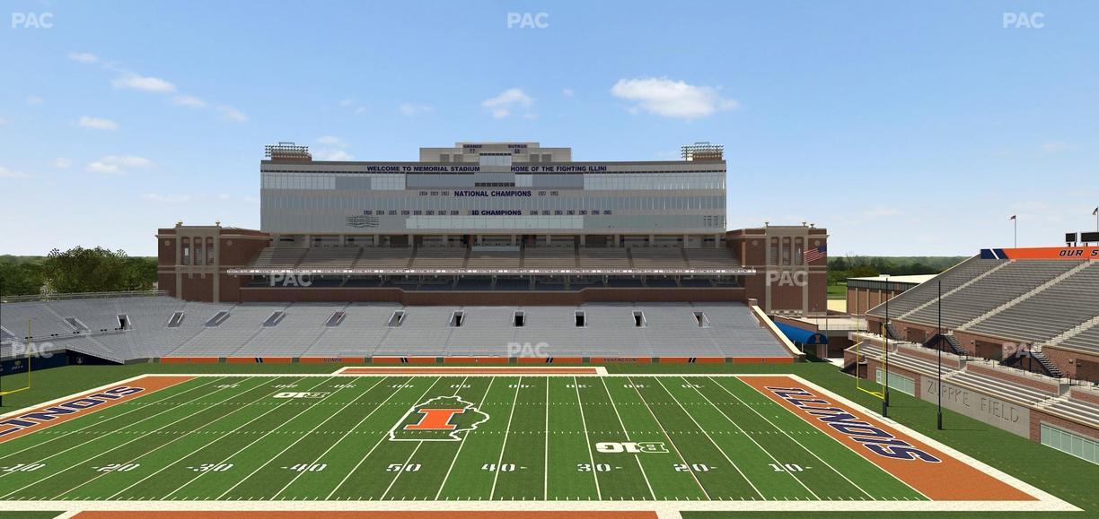 Gies Memorial Stadium - Section 204 Seat View