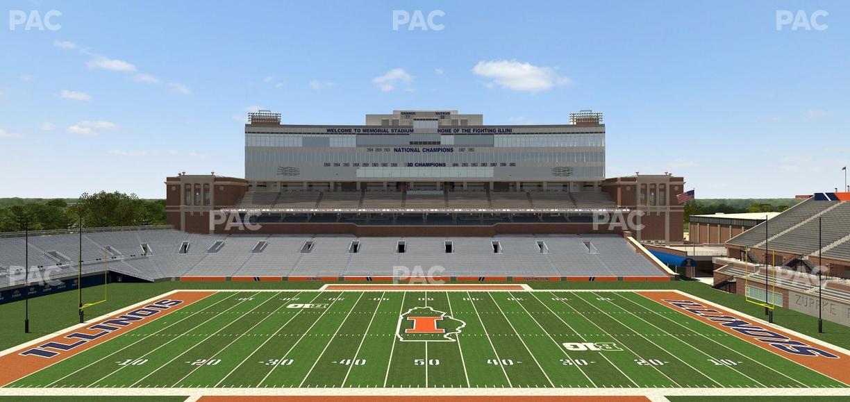 Gies Memorial Stadium - Section 205 Seat View