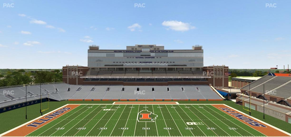 Gies Memorial Stadium - Section 205 Seat View