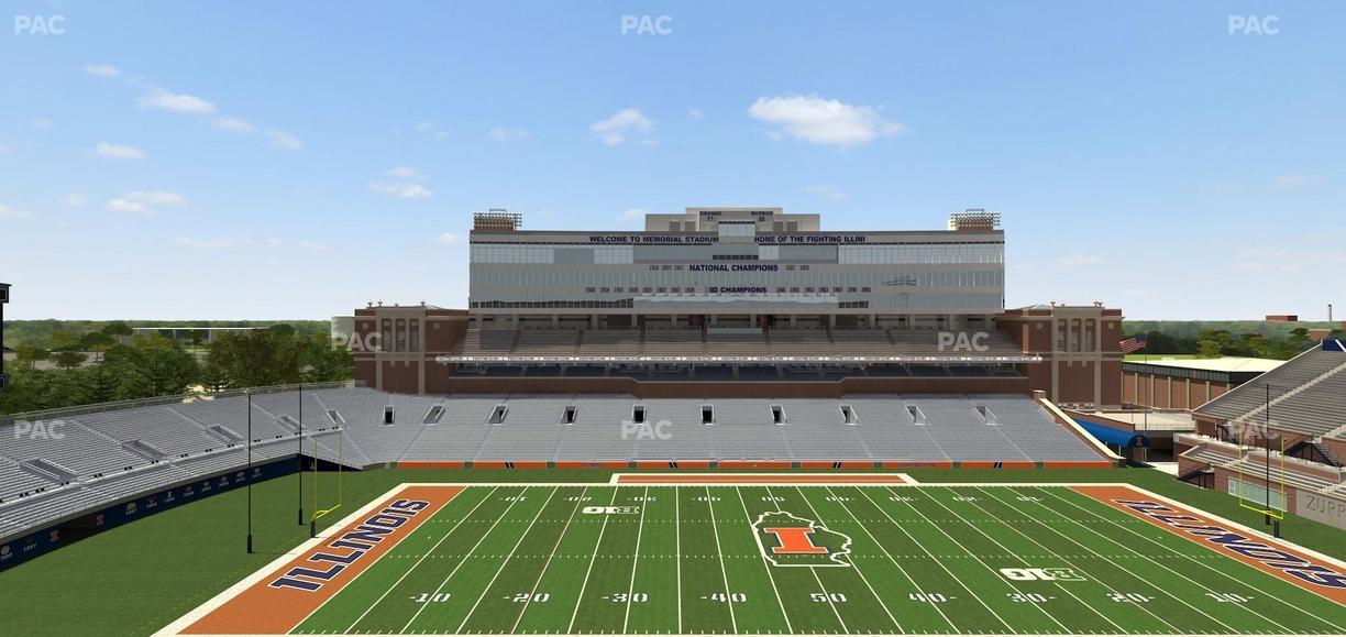 Gies Memorial Stadium - Section 206 Seat View