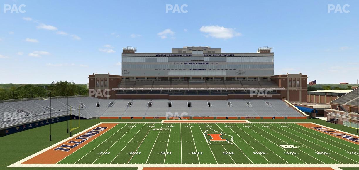 Gies Memorial Stadium - Section 206 Seat View