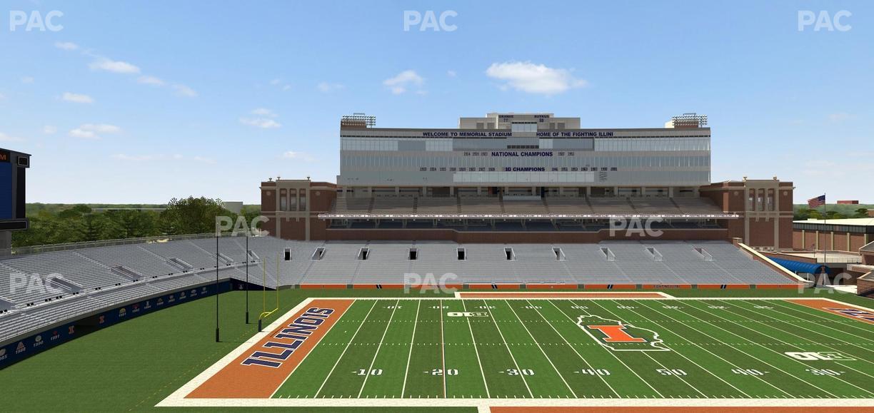 Gies Memorial Stadium - Section 207 Seat View