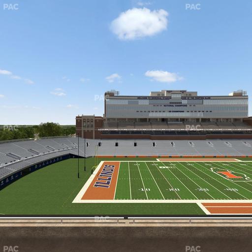 Gies Memorial Stadium - Section 208 Seat View