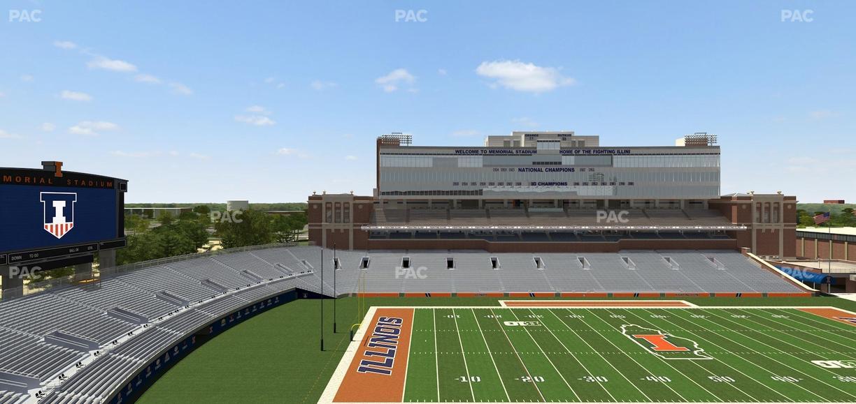 Gies Memorial Stadium - Section 208 Seat View