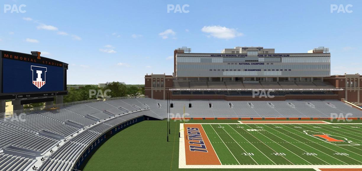 Gies Memorial Stadium - Section 209 Seat View