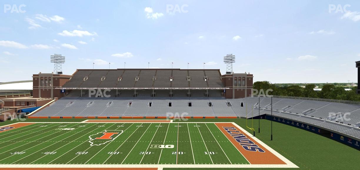 Gies Memorial Stadium - Section 225 Seat View