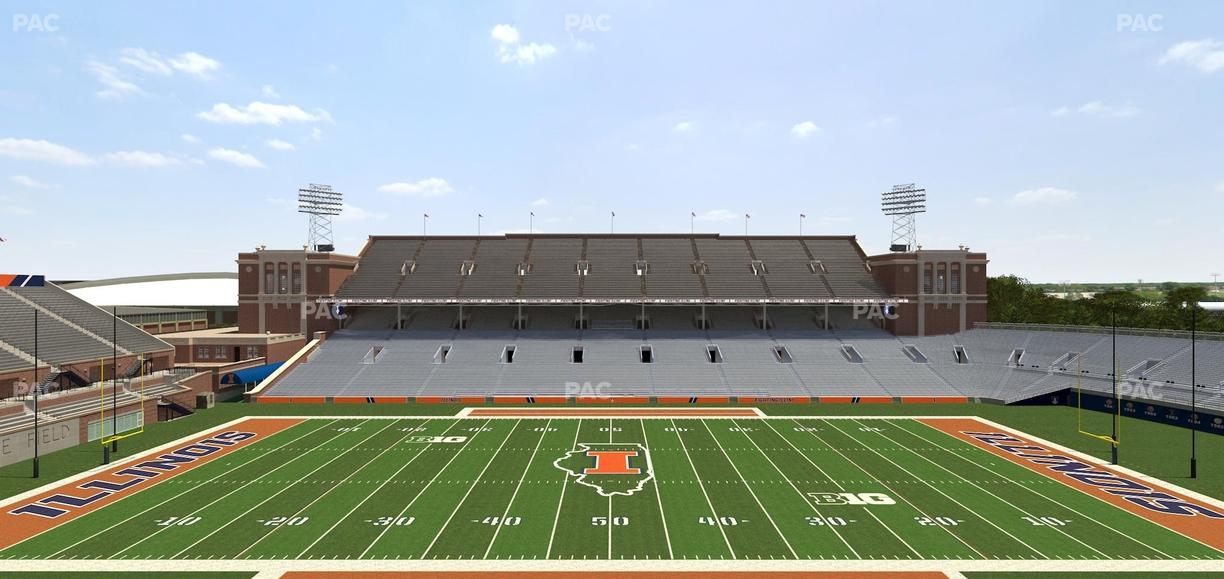 Gies Memorial Stadium - Section 227 Seat View