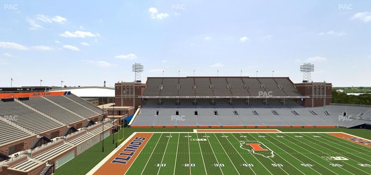 Gies Memorial Stadium - Section 229 Seat View