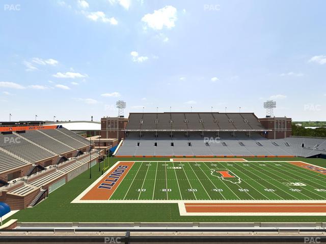 Gies Memorial Stadium - Section 229 Seat View