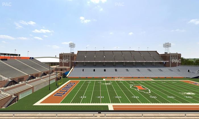 Gies Memorial Stadium - Section 229 Seat View