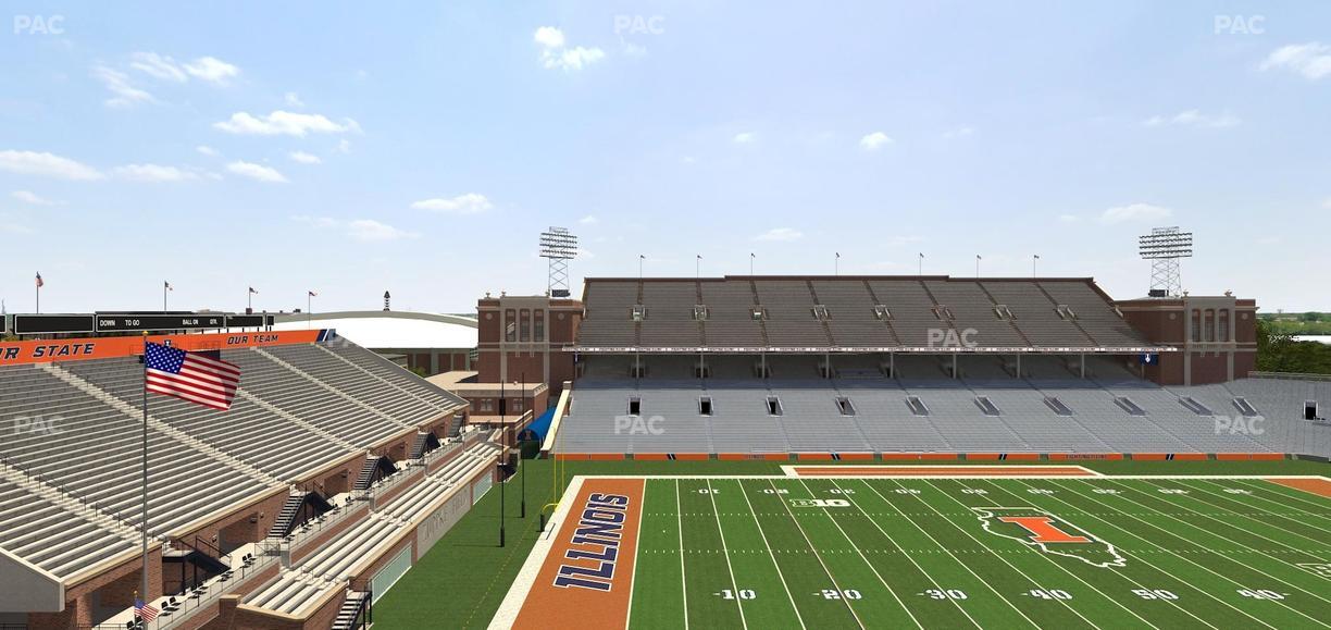 Gies Memorial Stadium - Section 230 Seat View