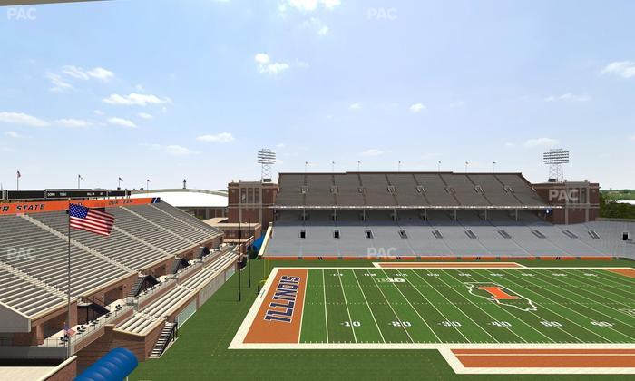 Gies Memorial Stadium - Section 230 Seat View