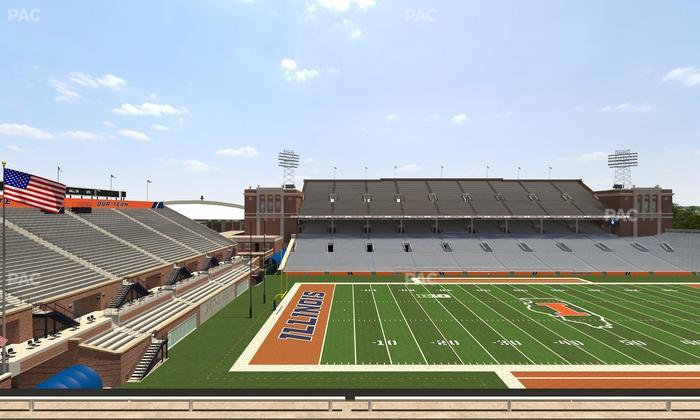 Gies Memorial Stadium - Section 230 Seat View