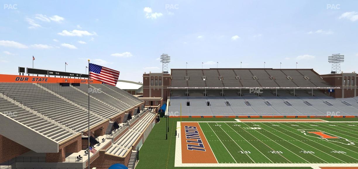 Gies Memorial Stadium - Section 231 Seat View