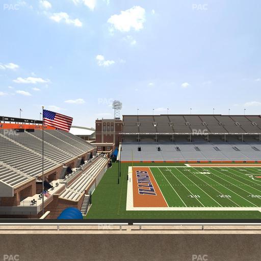 Gies Memorial Stadium - Section 231 Seat View