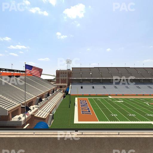 Gies Memorial Stadium - Section 231 Seat View