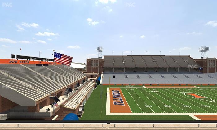 Gies Memorial Stadium - Section 231 Seat View