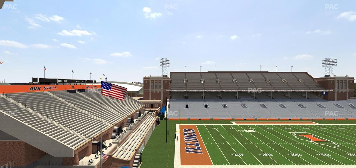 Gies Memorial Stadium - Section 231 Seat View