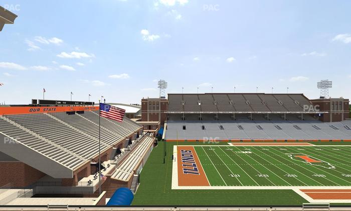 Gies Memorial Stadium - Section 231 Seat View