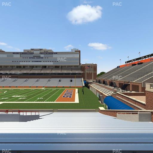 Gies Memorial Stadium - Section Back 101 Seat View