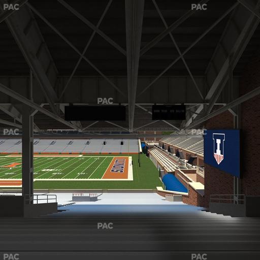 Gies Memorial Stadium - Section Back 101 Seat View