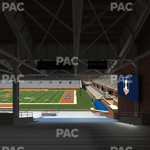 Gies Memorial Stadium - Section Back 101 Seat View