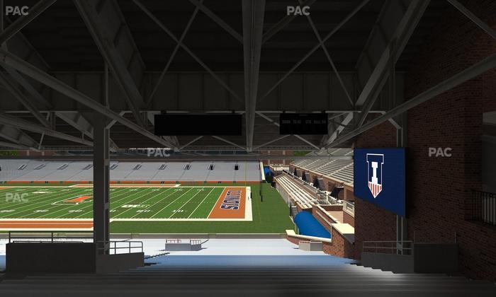 Gies Memorial Stadium - Section Back 101 Seat View