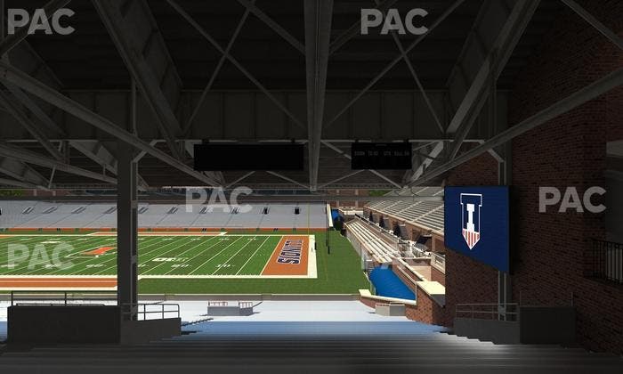 Gies Memorial Stadium - Section Back 101 Seat View