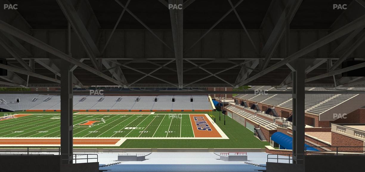 Gies Memorial Stadium - Section Back 102 Seat View