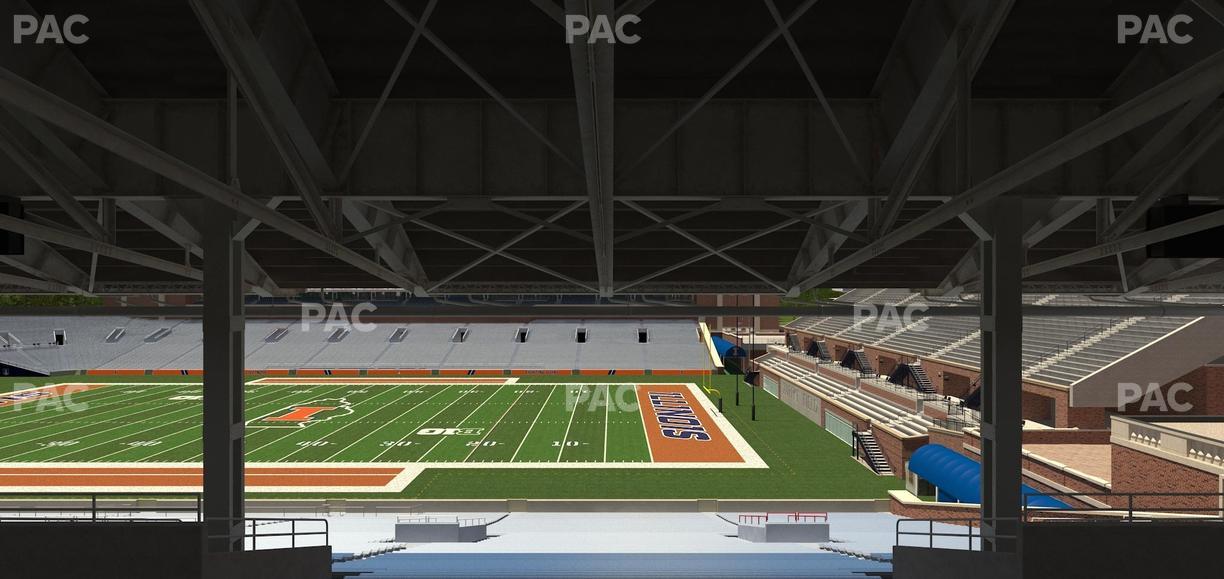 Gies Memorial Stadium - Section Back 102 Seat View