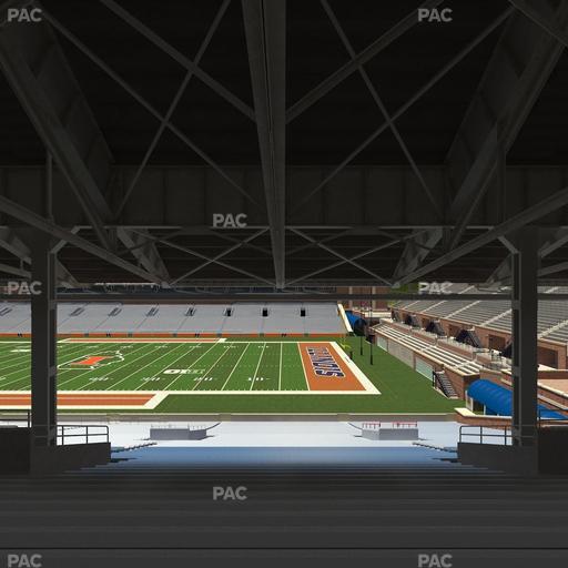 Gies Memorial Stadium - Section Back 102 Seat View