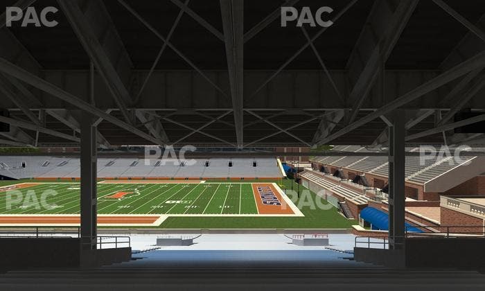 Gies Memorial Stadium - Section Back 102 Seat View